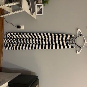 Cynthia Rowley Stripes Maxi Dress